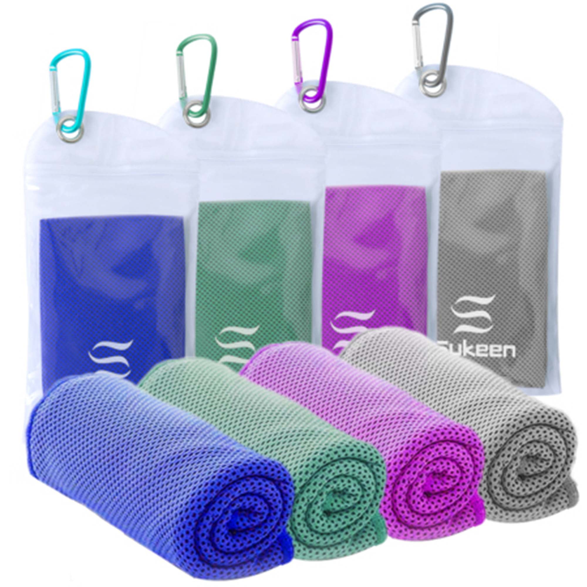 Buy 2 get 2 free ice Cooling Towel for Sports/Workout/Fitness/Gym