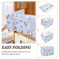 thumbnail image 2 of Yayeee Collapsible Cube Storage Bin with Lid Fabric Closet Decorative Basket with Handles, Cartoon Otters Pattern, 2 of 7
