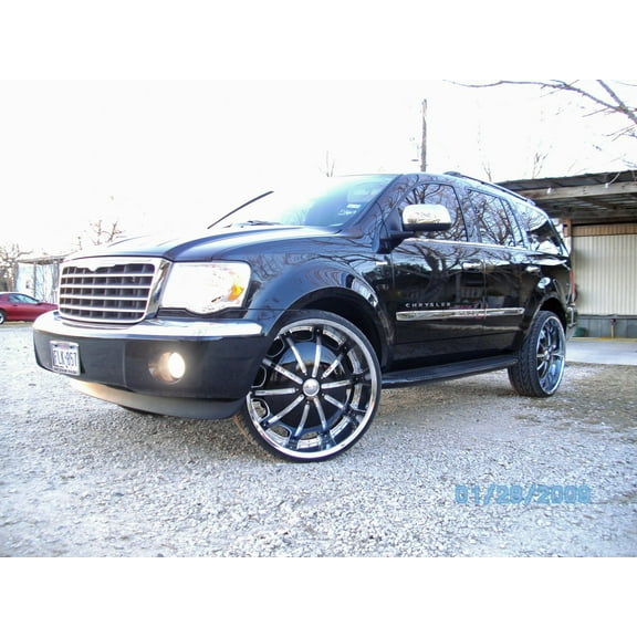 For 2007 2008 2009 Chrysler Aspen Halo Fog Lamps Bumper Lights Kit Angel Eye