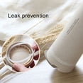 thumbnail image 4 of Ludlz 500ml Portable Wheat Straw Dual Wall Handle Insulated Bottle Mug Coffee Tea Cup, 4 of 7