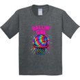 thumbnail image 3 of Inktastic Ballin' Girl Basketball Rainbow Splash Youth T-Shirt, 3 of 5