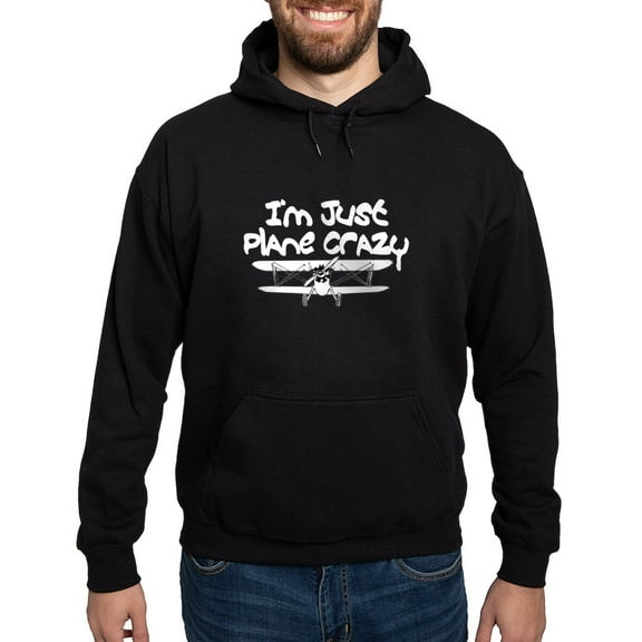 CafePress - Funny Airplane Hoodie (Dark) - Pullover Hoodie, Classic, Comfortable Hooded Sweatshirt