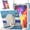 Colorful Blue, variant on iPad Pro 12.9 Case 2020 4th Generation,iPad 12.9 inch 2018 Case,Heavy Duty Rugged Shockproof Protective Cover 360° Rotating Kickstand Hand/Shoulder Shoulder Strap for iPad Pro 12.9 inch 2020/2018
