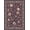Purple, Pattern 1, variant on ODIKA 4'x6' Burgundy Red Floral Elegance Design Washable Area Rug Intricate Vintage-Inspired Motifs Stain Resistant, Low Pile, Easy Care for Dorm Room, Small Living