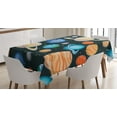 thumbnail image 1 of Ambesonne Galaxy Tablecloth Rectangular Table Cover, Galaxy Space Art Solar, 52"x70", Multicolor, 1 of 3