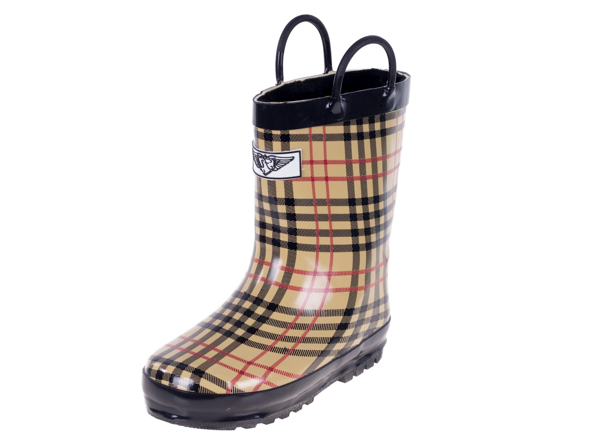 Kids Forever Young Rubber Rain Boots With Faux Fur linning, Kids Shoes, Garden Boots,Everyday Shoes Size 11-3