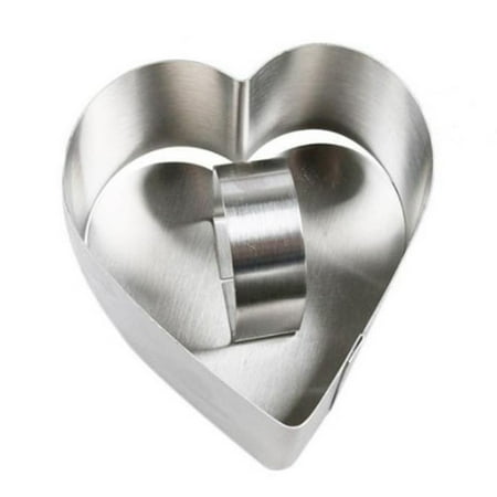 

WindC Cake Mold Adjustable Non-stick Stainless Steel Mini Baking Ring Mold for Home