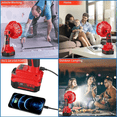 thumbnail image 6 of Portable Camping Fan for Craftsman 20V Battery Outdoor Jobsite Fan Cordless Tent, 6 of 7