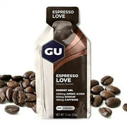 GU Energy Original Sports Nutrition Energy Gel, Espresso Love, 24 Count Box