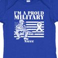 thumbnail image 4 of Inktastic Proud Military Niece Red Friday Girls Baby Bodysuit, 4 of 5
