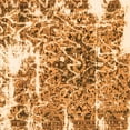 thumbnail image 1 of Ahgly Company Indoor Square Abstract Orange Modern Area Rugs, 3' Square, 1 of 4