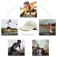 thumbnail image 5 of Sombrero de pescador de secado rápido ajustable con circunferencia de 54-58 cm, protector solar de verano para exteriores, se puede colgar con máscara, sombrero para el sol, 5 of 5
