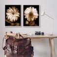 thumbnail image 2 of Stupell Sepia Chrysanthemum Flower Blooms Botanical & Floral Photography Gray Framed Art Print Wall Art, Set of 2, 2 of 8