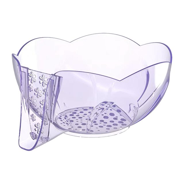 Cesta escurridora, lavabo para lavar verduras, lavado de frutas creativo, enjuagadora de frutas, plato de fruta, colador para fregadero de cocina, Violeta BLESIY Cesta de drenaje