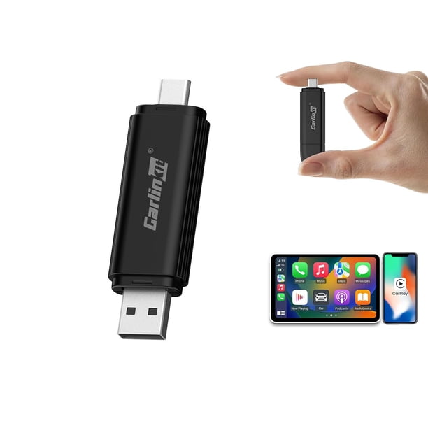 Adaptador CarPlay inalámbrico Carlinkit MINI SE USB-A y USB-C