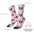 thumbnail image 4 of KLL French Bulldog Print Cool Socks Men's Women's Crew Socks Funny Crazy Novelty Stockings, 4 of 6