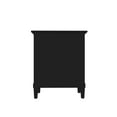 thumbnail image 5 of HLR Black Modern 3-Drawer Nightstand with Storage, Already Assembled Wood Bedside Table End Table for Bedroom, Hallway, 5 of 10