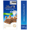 thumbnail image 3 of Lindt SWISS CLASSIC Hazelnut Milk Chocolate Bar, 100 Grams, 3 of 6