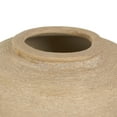 thumbnail image 5 of DecMode 12" Wide Textured Terracotta Beige Ceramic Vase, 5 of 14