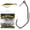 Weighted Hook 2, variant on 1/4oz Weighted Swimbait Hooks 5/0 Weedless Bass Fishing Hooks for Soft Plastics 12PCS