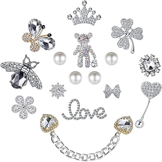 Shoe store pins jewelry