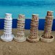 thumbnail image 1 of Torre inclinada de Pisa Tasha con accesorios de mesa de arena psicológica adornos de resina, 1 of 5
