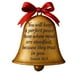 thumbnail image 2 of Adorno navideño en verso bíblico adorno dorado | Decoración del árbol religioso de Navidad | Salmo 118:24 Lazo rojo grabado | Recuerdo de regalo | Metálico de una pieza, 2 of 9