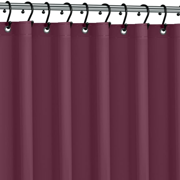 Elaine Karen Vinyl Shower Curtain Liner Premium PVC-Free Shower Liner, 72"W x 72"H (Purple)