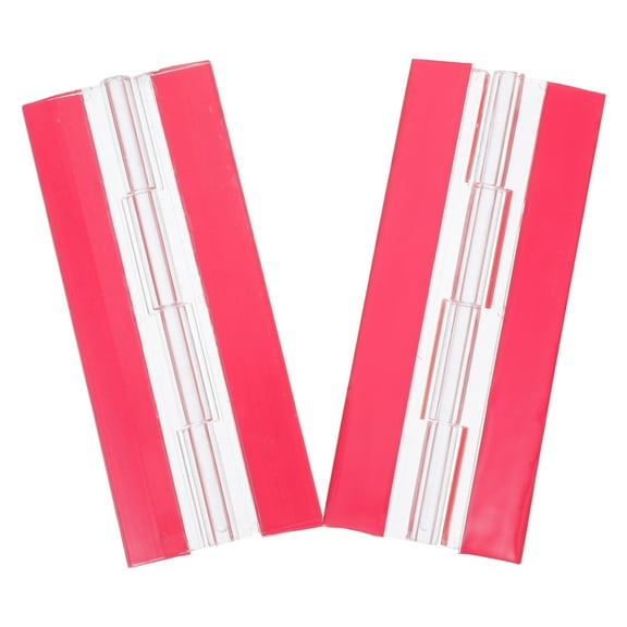 MLINS 2pcs Acrylic Hinges Self-adhesive Heavy Duty Hinges Multi-use Box Lid Hinges Durable Hinges