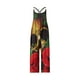 thumbnail image 3 of Txlixc Tirantes impresos de Halloween para mujeres, overoles holgados de cuello en u Txlixc moda, 3 of 9