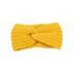 thumbnail image 4 of 5 piezas de diademas para calentar orejas de invierno, diadema de punto cálido para mujer, diademas trenzadas de ganchillo para niña (negro/blanco roto/camello/amarillo/gris oscuro), 4 of 5