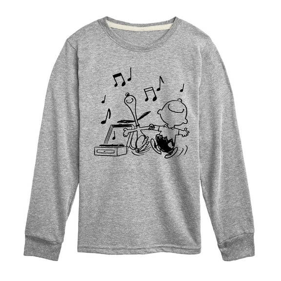 Peanuts - Snoopy Dancing - Toddler & Youth Long Sleeve Graphic T-Shirt