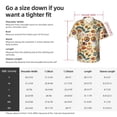 thumbnail image 6 of Lsque 70s Hippie Style pattern Hawaiian Shirt for Men, Unisex Summer Beach Casual Short Sleeve Button Down Shirts-Small, 6 of 9