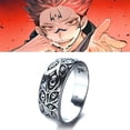 thumbnail image 2 of Anillos de Anime Jujutsu Kaisen, accesorios de joyería de Cosplay de Ryomen Sukuna, ojo muerto negro, Unisex, regalo de utilería, venta al por mayor, 2 of 4