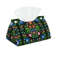 thumbnail image 6 of Rocae Roosters and Flowers Print Long Tissue Box Lid Durable Leather Tissue Box Lid Can Be Used as Modern Home Decoration, 6 of 9