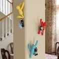 thumbnail image 5 of Juego de 3 ganchos de pared, coloridos., 5 of 5