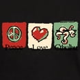 thumbnail image 3 of CafePress - Peace, Love, Cthulhu Dark T Shirt - Men's Classic Graphic Cotton T-Shirt, 3 of 4