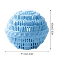 thumbnail image 3 of Laundry Ball Elastic Anti-winding Clothes Cleaning Ball Hair Catcher Washing Machine Hair Catcher, Light Blue, 3 of 8