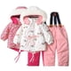 thumbnail image 2 of Traje de esquí para niños de 3 piezas, impermeable y aislante, bicolor, para 90-120 cm, 2 of 4