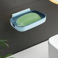 thumbnail image 6 of Soap Dish for Bathroom QTOCIO Soap Box Wall Mounted Bathroom Hole Less Soap Dish Bathroom Shelf Household Soap Draining Box Wall Mounted Strong Bearing Weight, 6 of 6