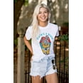 thumbnail image 4 of Funny Death's a Beach Skeleton Plus Size Crewneck Graphic Tee Shirt Brisco Brands 3X, 4 of 6
