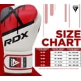 thumbnail image 3 of RDX Kids Boxing Gloves, 6oz Junior Training Mitts, Maya Hide Leather Ventilated Palm, Muay Thai Sparring MMA Kickboxing, Punch Bag Speed Ball Focus Pads Punching Workout, Youth Games Fun, 3 of 8