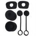 thumbnail image 1 of Tapón antiderrames de silicona para taza de agua de 6 uds (negro), 1 of 3