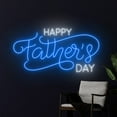thumbnail image 3 of Handmadetneonsign Happy Father's Day Wall Art, Father's Day Party Wall Decor, Father Day Wall Decor, 3 of 5