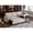 Beige, variant on Foam - Filled Pull - out Sectional Sofa with Chaise / Comfortable Twin Sleeper for Guests