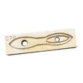 thumbnail image 1 of Molde de troquel de corte de cuero Regalo de bricolaje Plantilla de perforación resistente al desgaste Portátil Durable de madera para la fabricación Soledad molde de corte, 1 of 8