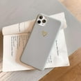 thumbnail image 5 of Compatible with iPhone 11 Case for Women Girls, Soft Flexible Durable Cute Heart Pattern Slim Thin TPU Shockproof Case for iPhone 11 -Gray, 5 of 7