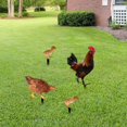 thumbnail image 3 of 4x estacas de estatua de animales de pollo estatua de pollo para patio trasero porche Patio hogar, 3 of 6