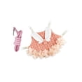 thumbnail image 1 of facefd Rabbit Vest Harness Leash Set Clothes Soft Pet Costume Small Animal Ferret Orange S, 1 of 8