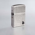 thumbnail image 3 of Zippo 46399 Armor Antique Silver Flame Design Pocket Lighter, 3 of 7